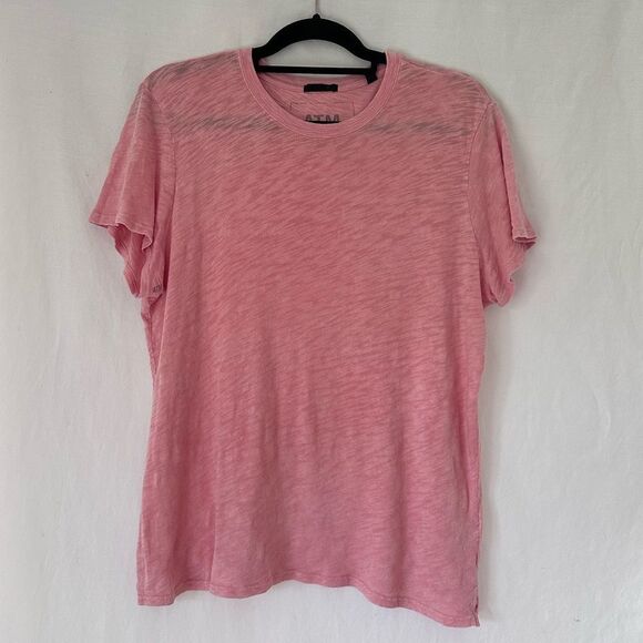 ATM Anthony Thomas Melillo Slub Tee Pink Size XL - Picture 1 of 5